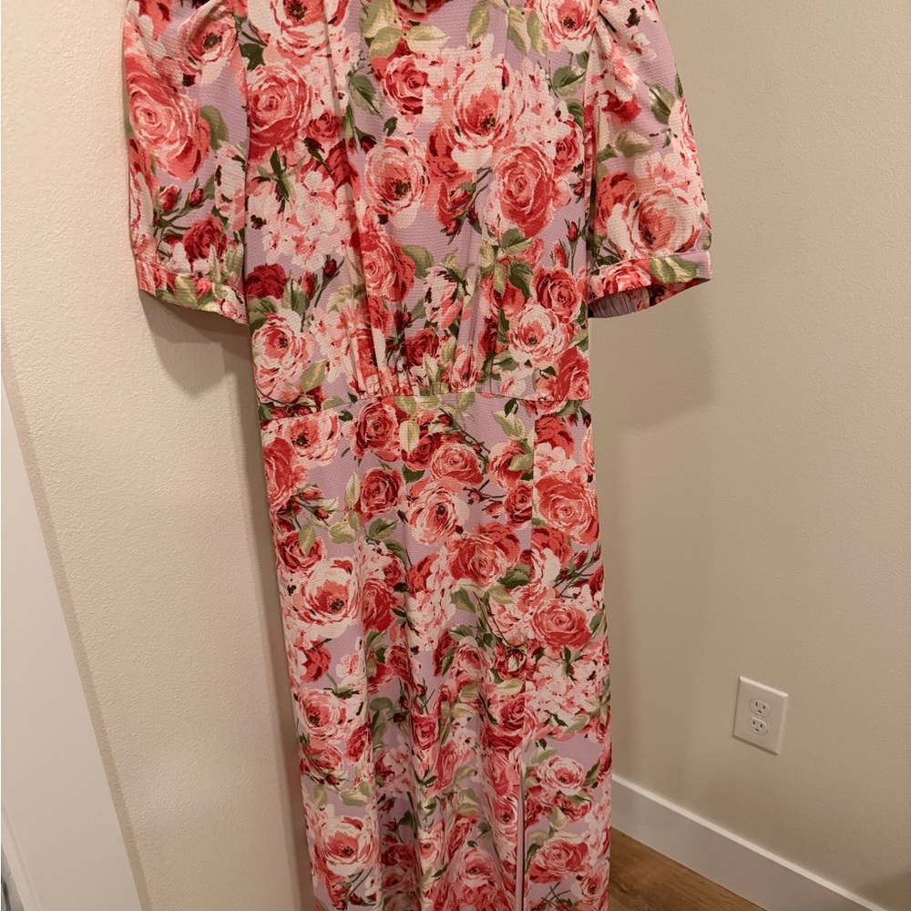 Julia Jordan Pink Floral Dress